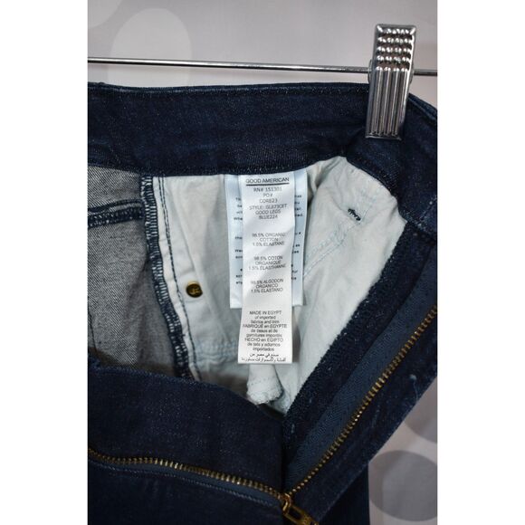 Good American Good Legs Skinny Jeans Mid Rise Blue224 Dark Wash Size 10 / 30 - Picture 9 of 12